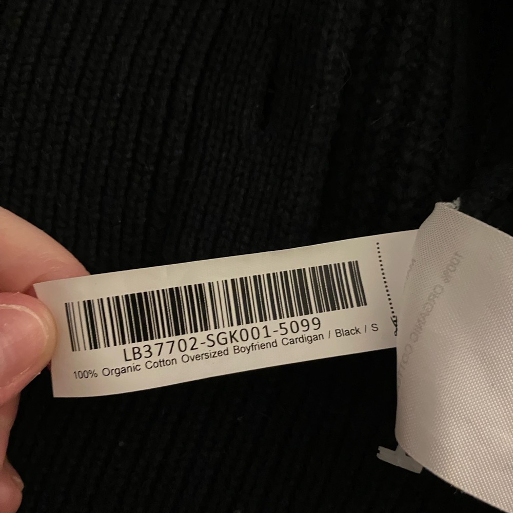 Quince Organic Cotton Oversized Boyfriend Cardigan - Picture 4 of 4